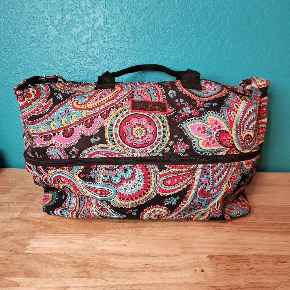 Vera Bradley Parisian Paisley Women's Expandable Weekender Bag‎ - Multicolor